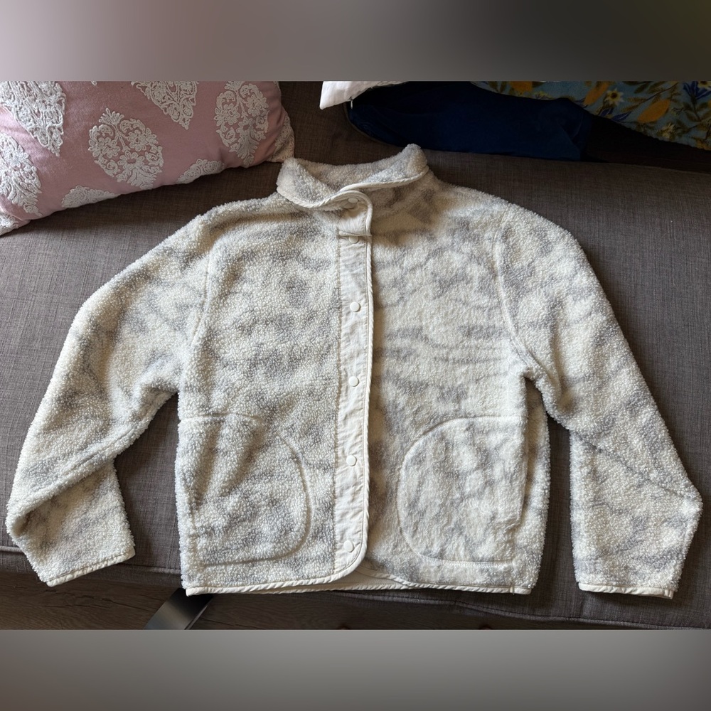 Cozy White Fleece Jacket